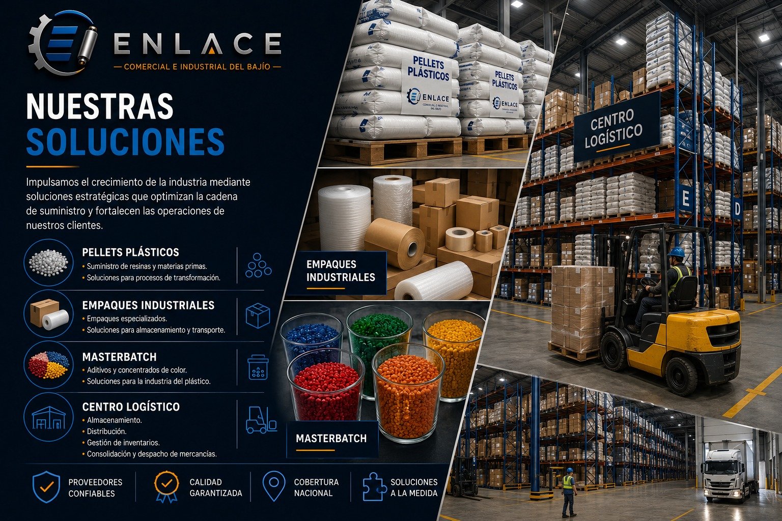 Soluciones industriales de ENLACE Comercial e Industrial